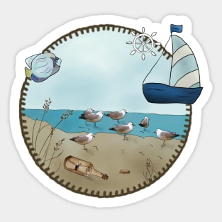 Strandläufer Sticker